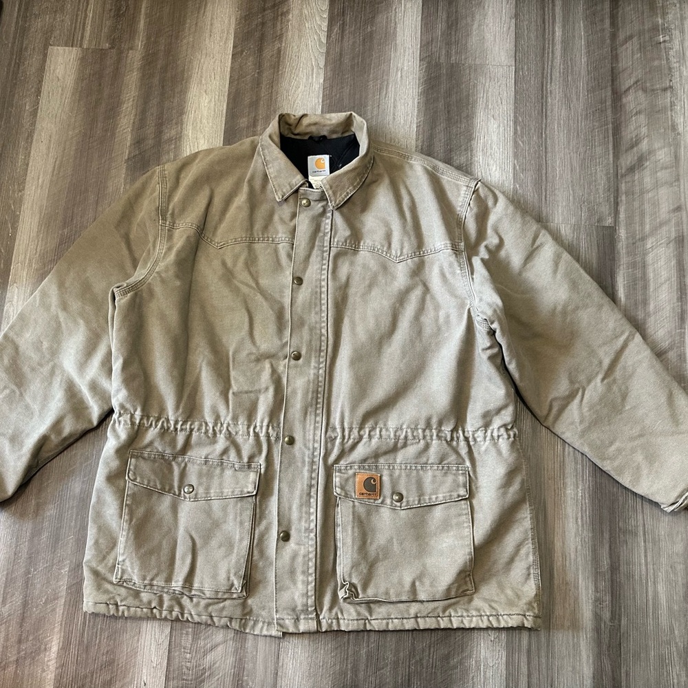 Vintage Y2K Carhartt blanket quilt lined Jacket